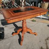 Rectangular pedestal table