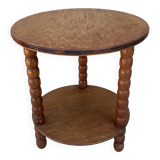 Old round side table