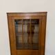 Small vintage art deco oak bookcase