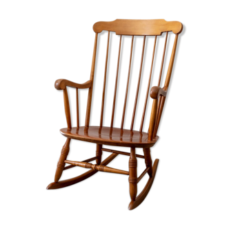 Vintage wooden rocking-chair