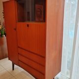 Scandinavian wardrobe, Scandinavian secretary, storage furniture.