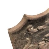 Cast iron fireplace plate