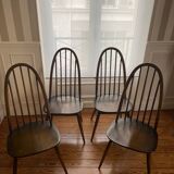 Set of 6 Ercol 365 chairs / 1979