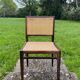 Tenreiro. Chaise cannage jacaranda palissandre