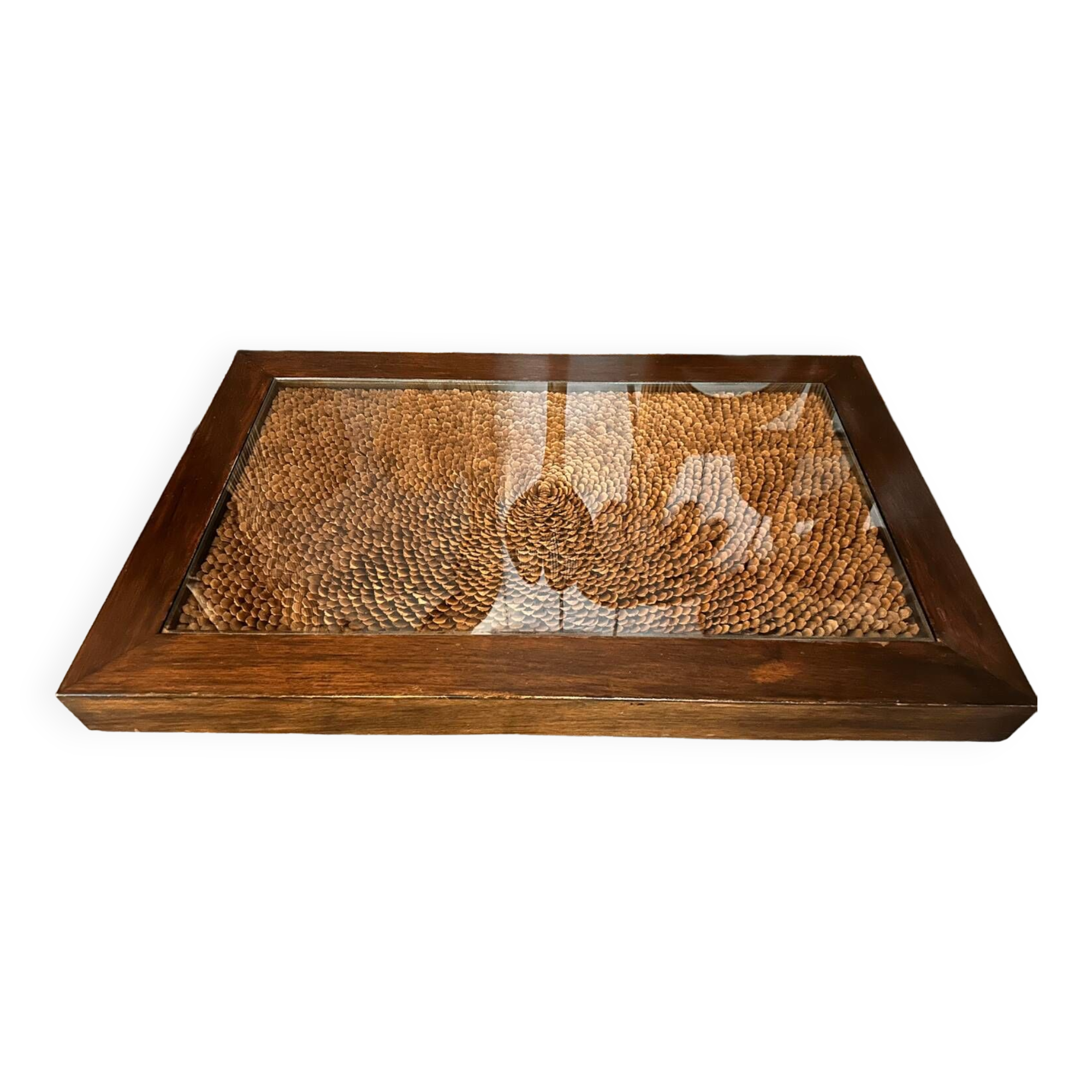 Vintage pine scale coffee table