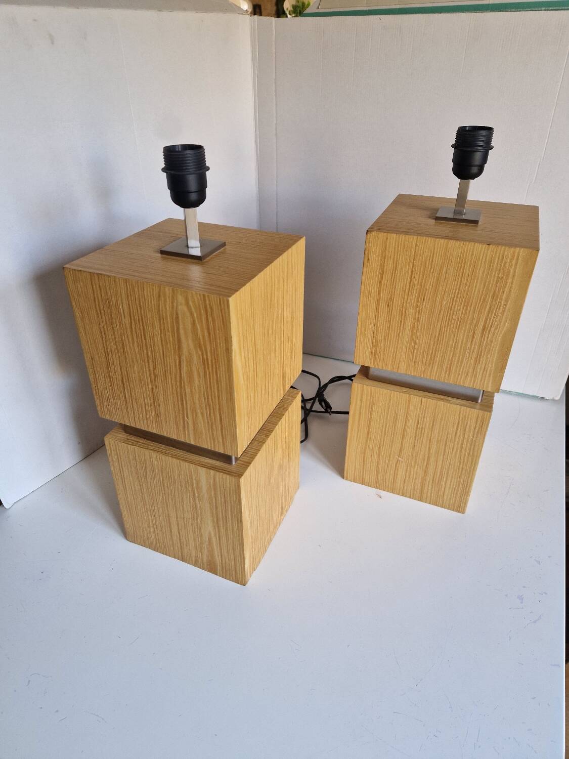 Set of 2 designer lamps from the 80s and 90s