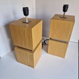Set of 2 designer lamps from the 80s and 90s