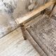 Audoux and Minet cord bench