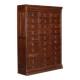Antique oak commode stained walnut, 30 drawers, 20th century