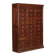 Antique oak commode stained walnut, 30 drawers, 20th century