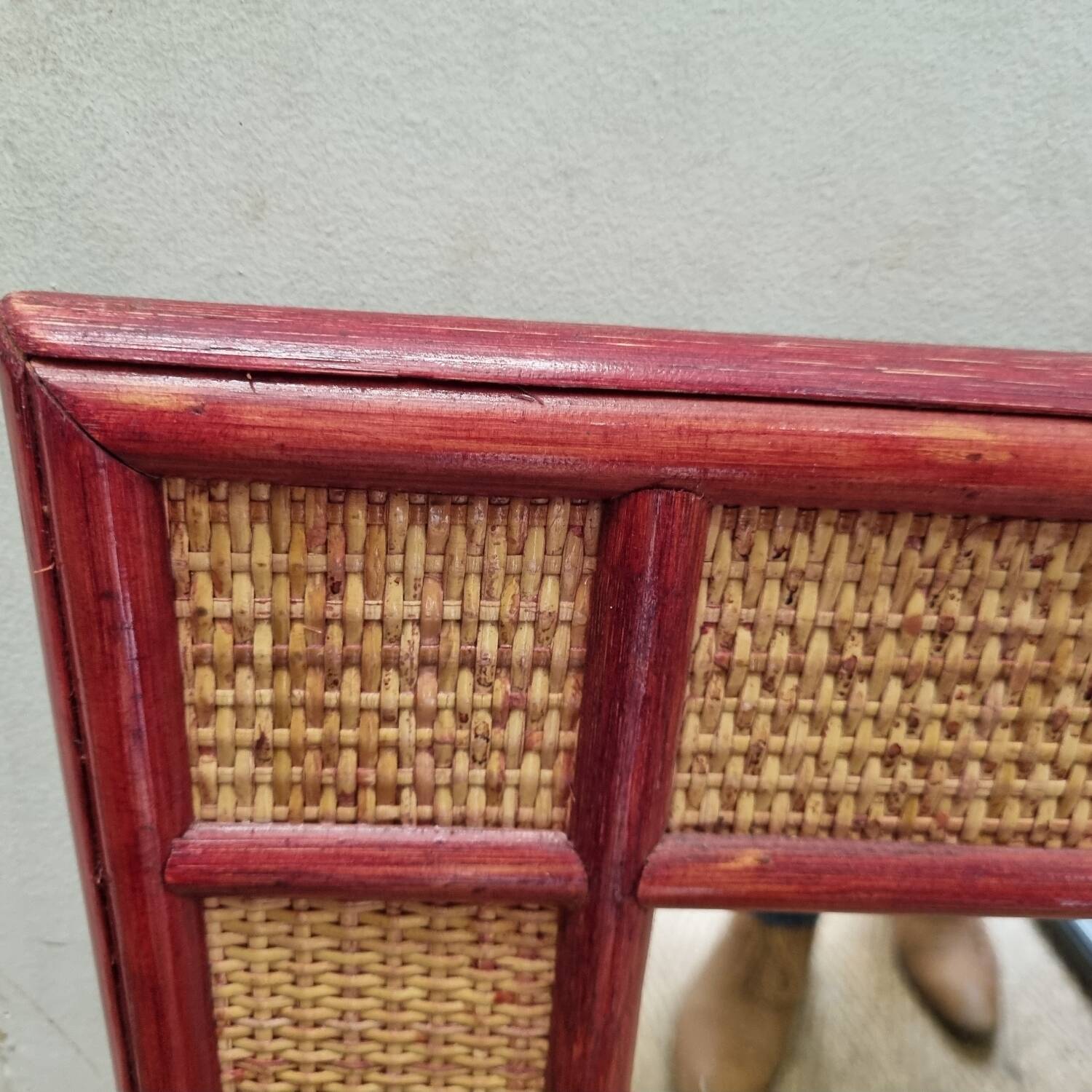 Miroir rotin (77x58cm)