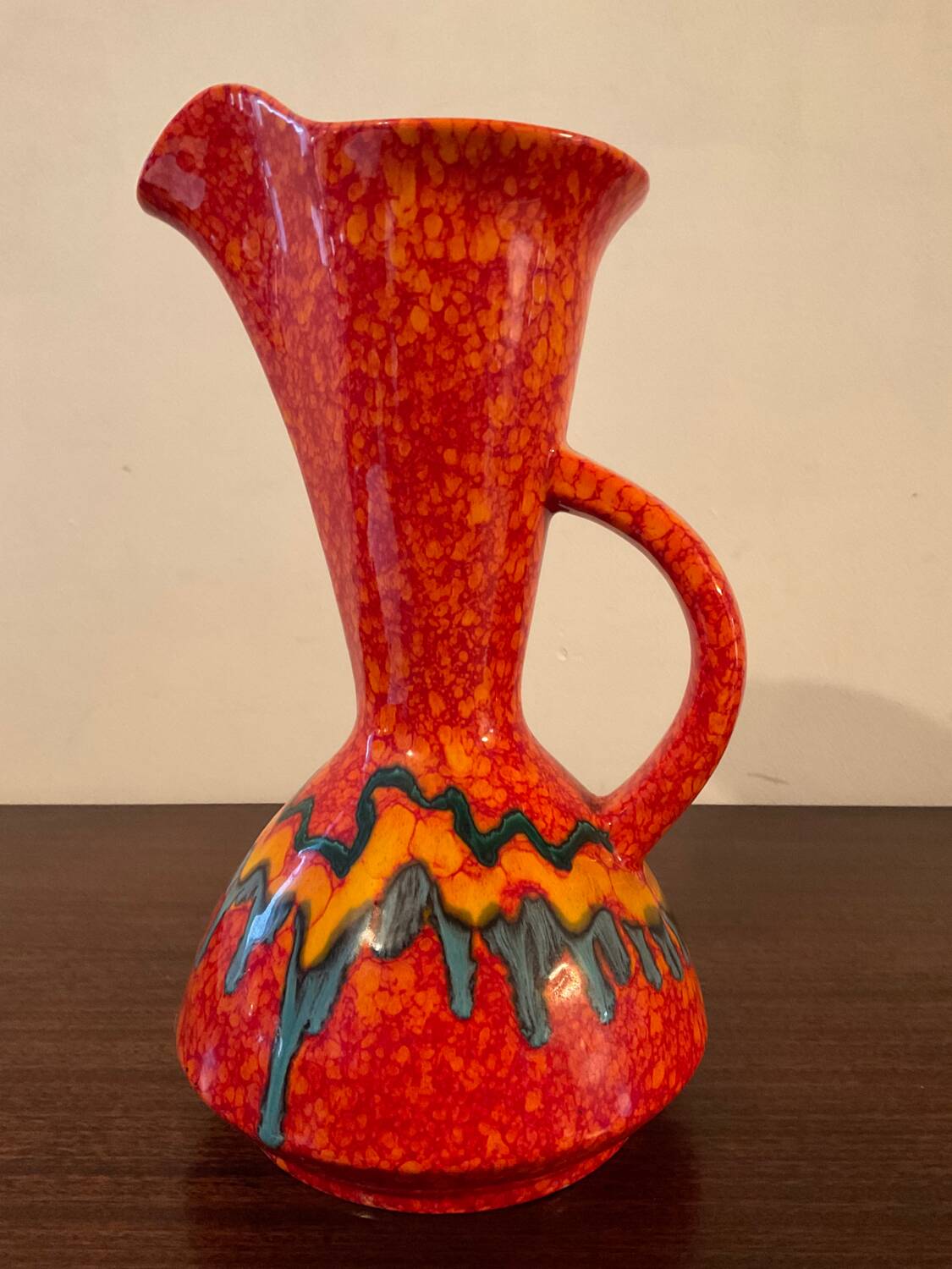 Bertoncello Italy ceramic vase signed