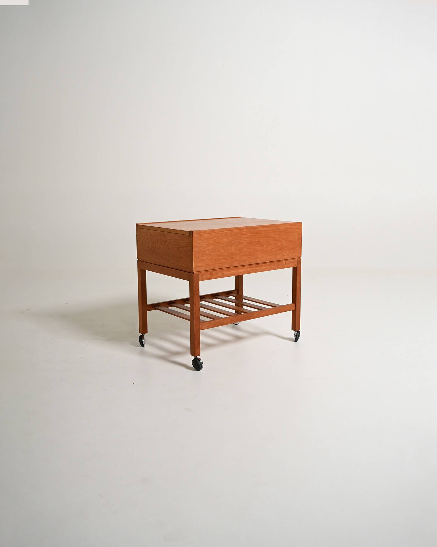 Danish teak trolley, 1960s/70s