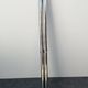 Designer smoked glass table, chrome Mikado base, vintage 1970