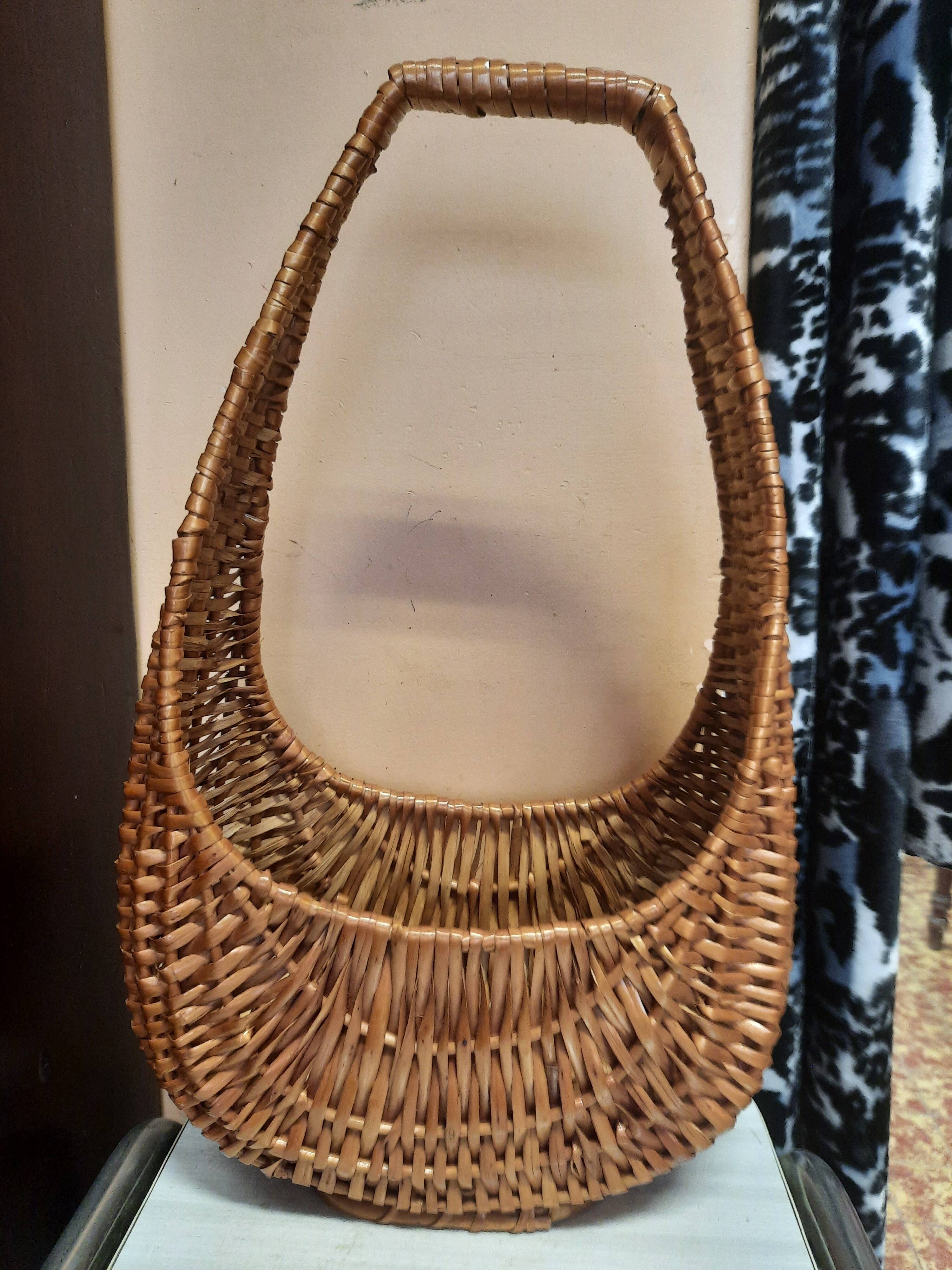 Vintage wicker basket