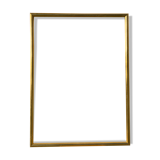 Old frame in gilded wood patina gold leaf