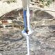 Vintage chrome eyeball floor lamp from the 70s