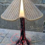 Ceramic lamp vintage and Japanese Lampshade