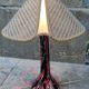 Ceramic lamp vintage and Japanese Lampshade