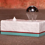 Memphis Milano Style Post Modern Clay Base Table Lamp