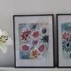 Pair of paintings by Laura Asoini Summer fruits