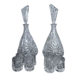 Liquor set 2 carafes and 8 glasses