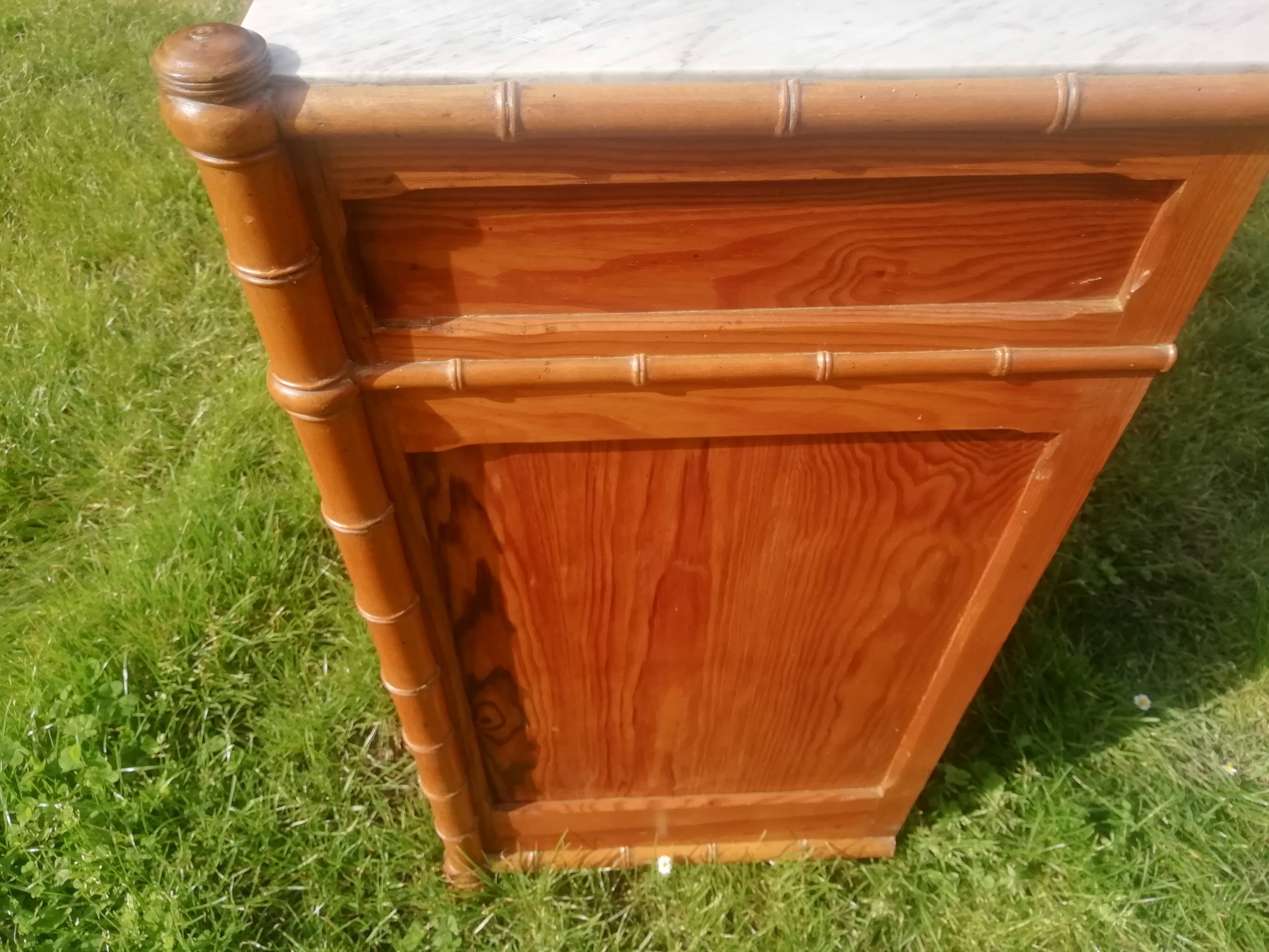 19th century bamboo-style chest of drawers in Pitchpinn