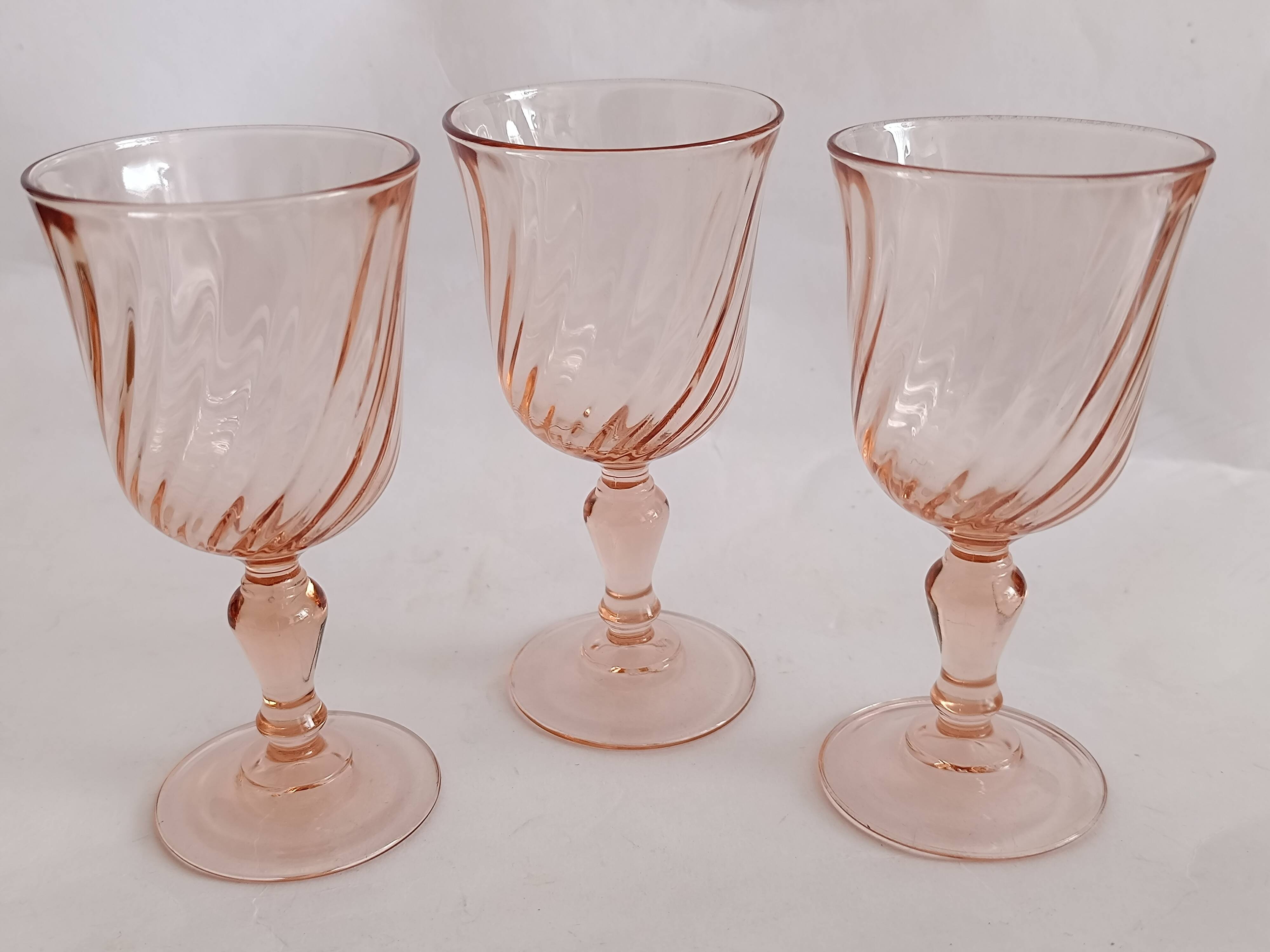 Luminarc Rosaline white wine glasses