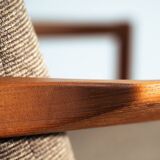 Fauteuils danois en teck, lot de 2, Danemark, années 1960