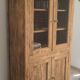 Armoire lingère vaisselier bois grillagée