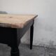Table de ferme ancienne patiné noir -1m30