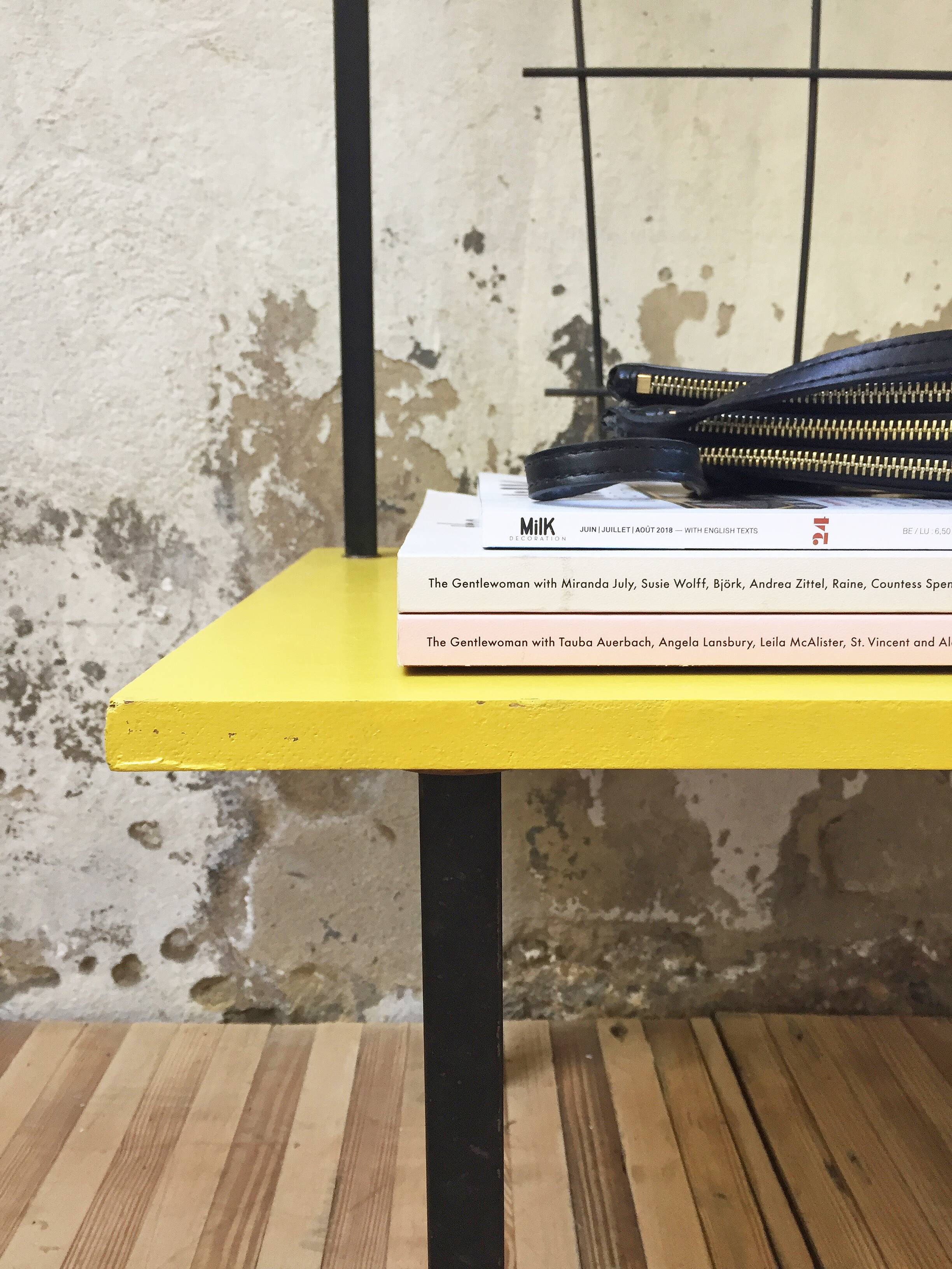 Plant shelf vintage door