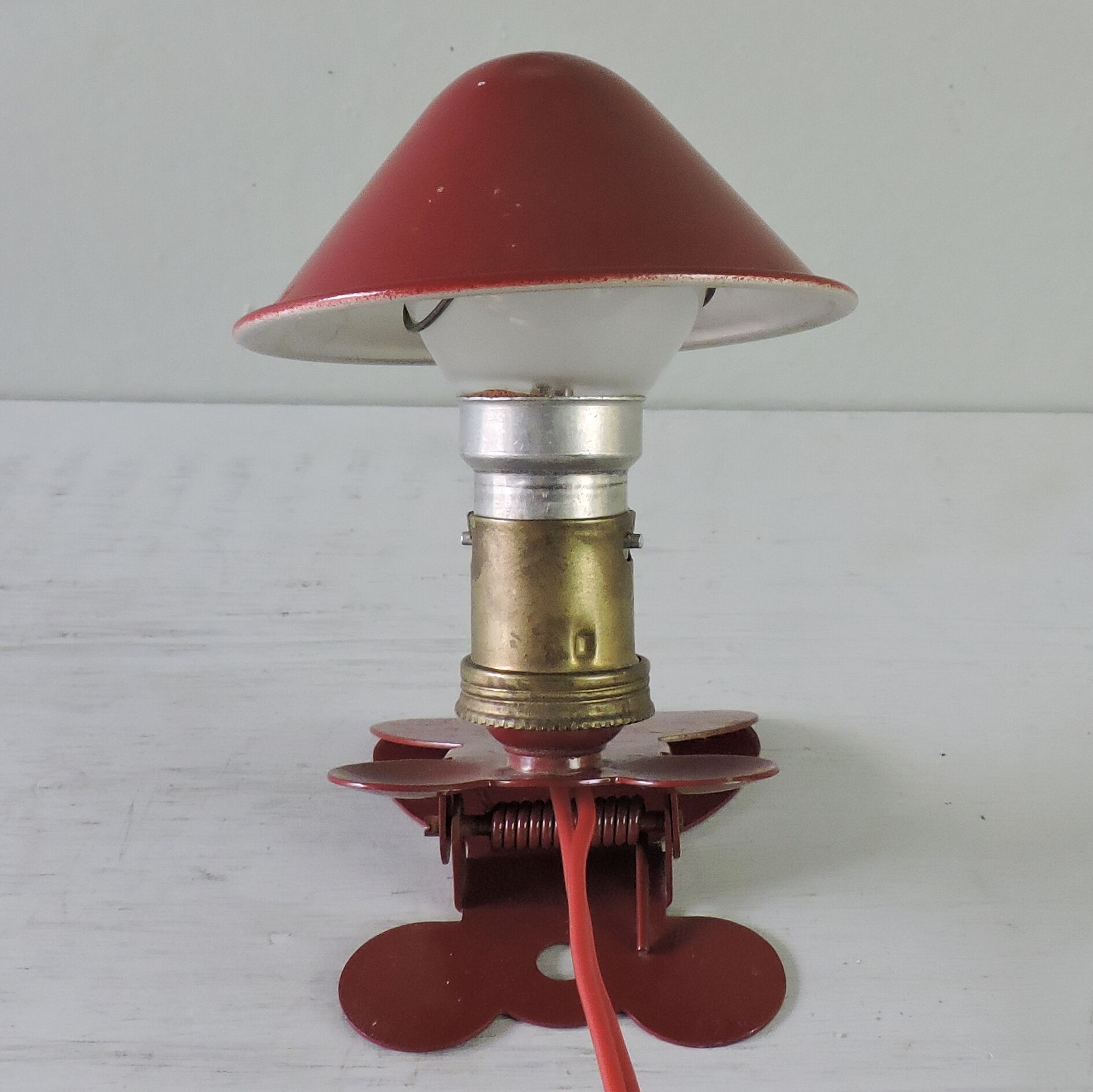 Vintage lamp "clip" France 50s