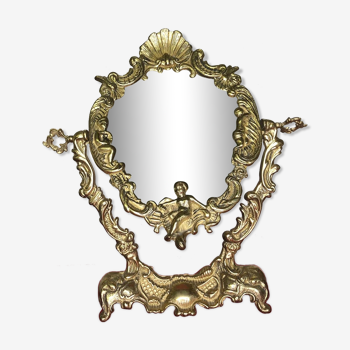 Bronze table mirror