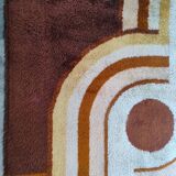 1970s Museum-Grade Avant-Garde Wool Rug The Epithet of Space Age Luxury. Ma