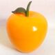 Orange ice bucket 1970s Height 17 cm