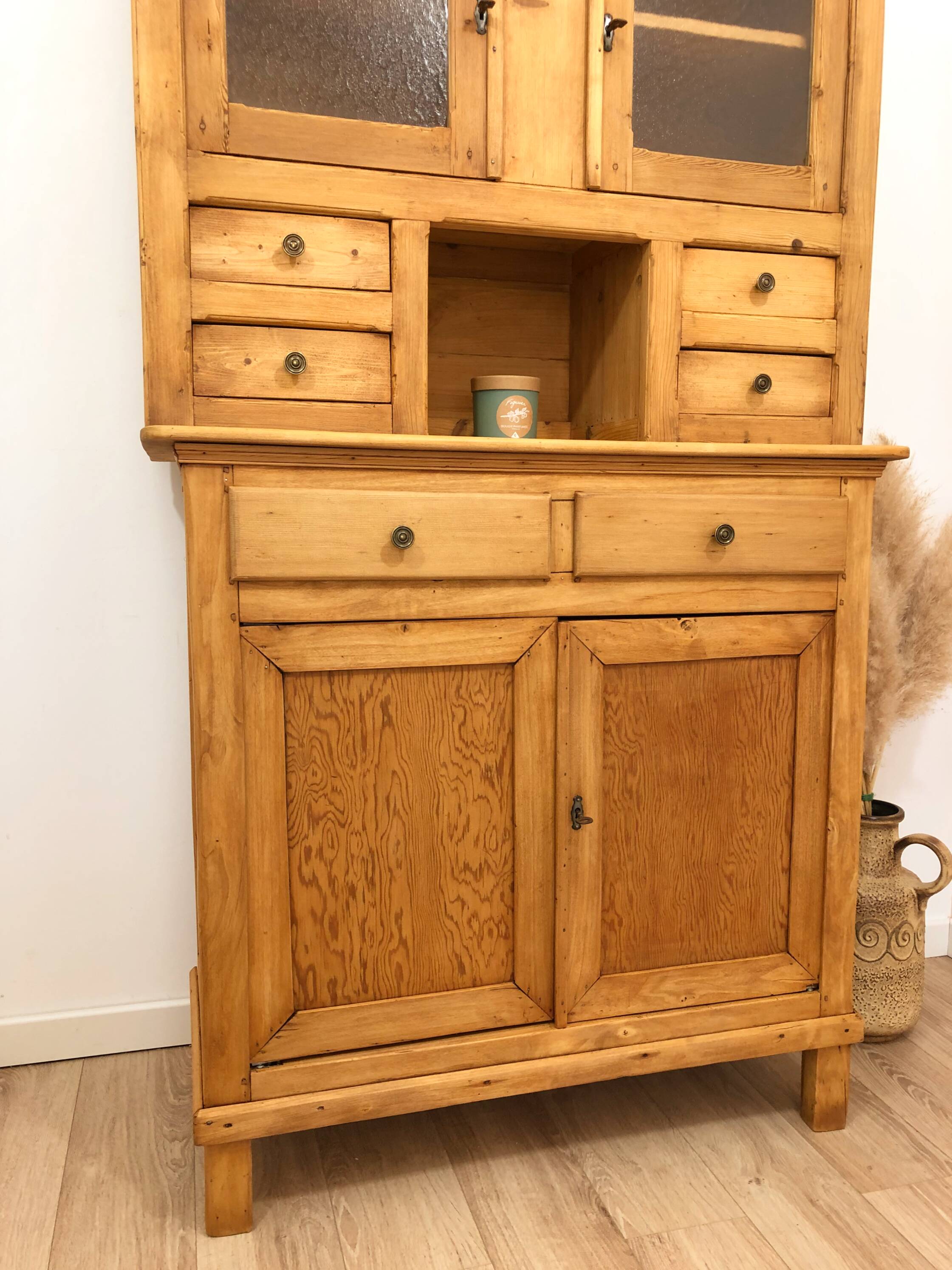 Solid pine country dresser from the 1950s