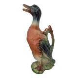 Vintage 1970s ceramic duck carafe.