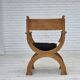 1960s, Danish armchair, completely reupholstered, furniture cowhide, oak.