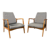 Fauteuils de style scandinave par Sedláček et Vyčítal pour Krasna Jizba, ensemble