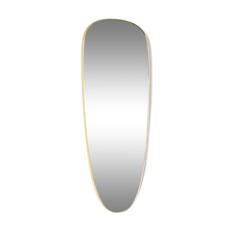 Miroir laiton vintage , H78cm