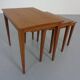 Danish Teak Nesting Tables by Kvalitet Form Funktion, 1960s, Set of 3