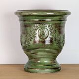 Uzès glazed earthenware planter