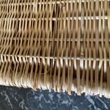 Bamboo and rattan shelf 2 doors