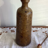 Pyrite stoneware bottle signed GRM
