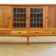 Vintage Danish 1960s modern oak cabinet in the style of Henning Kjærnulf