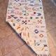 Handmade wool Berber rug – Colourful bohemian Moroccan kilim