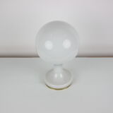 Lampe de table tout en verre du milieu du siècle / Osvětlovací sklo Valašské Meziříčí, années 1970.