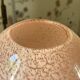 Art Deco vase in pink and white speckled Clichy glass – height 20 cm