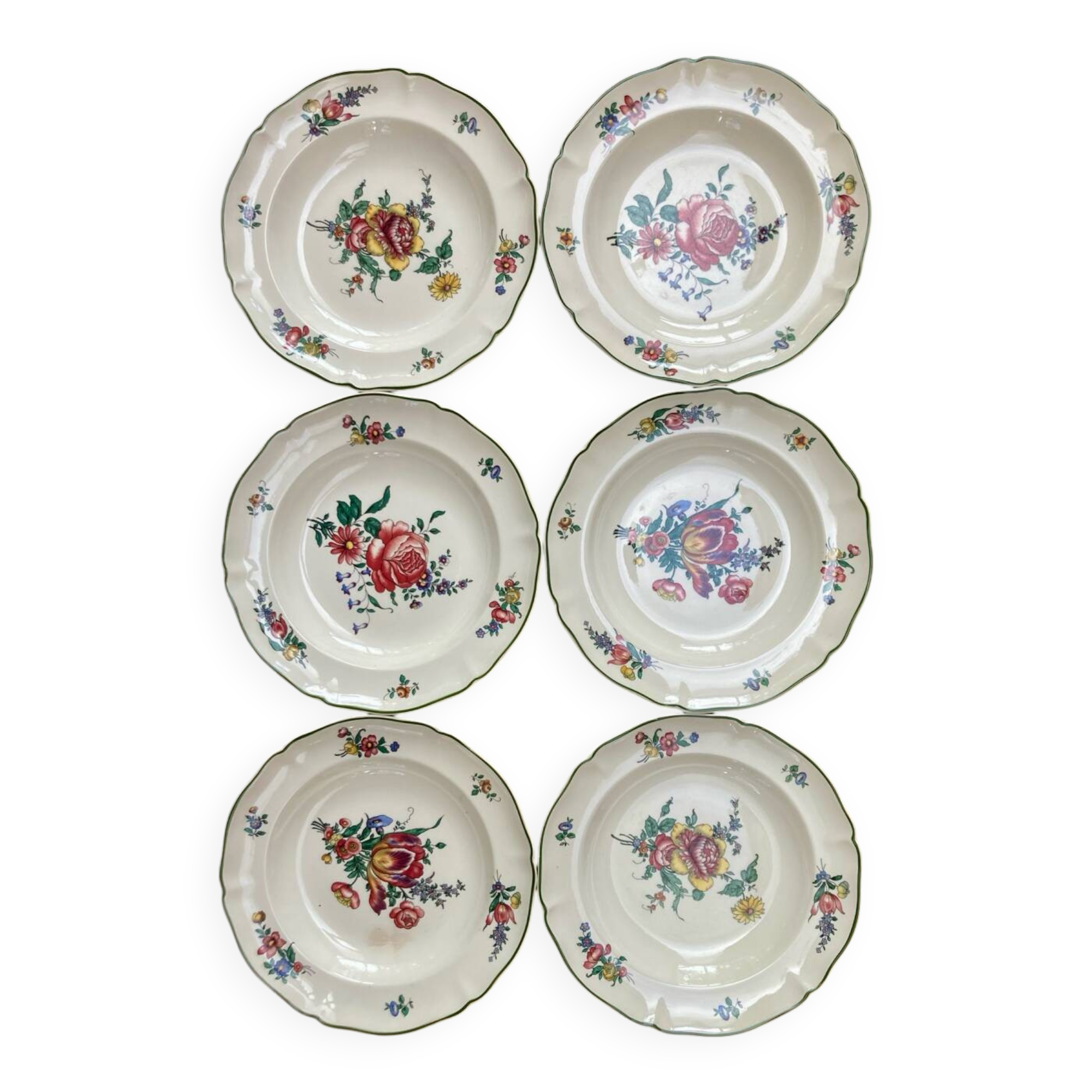 6 assiettes creuses Villeroy&Boch « Alt Strasburg »